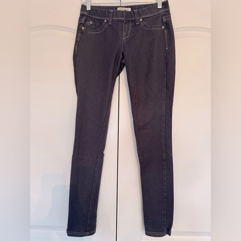 Arden B Denim Jeggings EUC Jean Leggings Blue Y2k Dark Wash Skinny Trous… - Picture 2 of 8